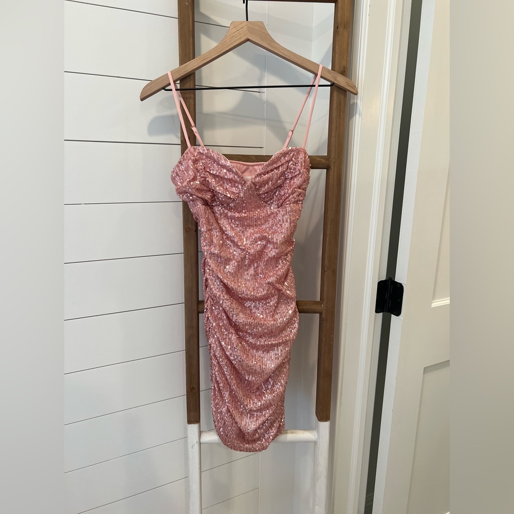 Hello Molly - What a Glamour Sequin Mini Dress.